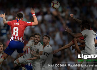 Hasil ICC 2019 : Madrid di Bantai oleh Atletico 7-3