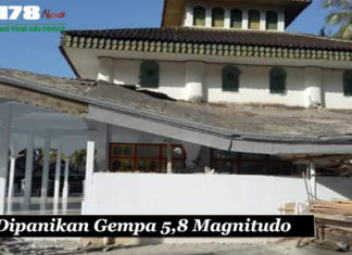 Warga Bali Dipanikan Gempa 5,8 Magnitudo