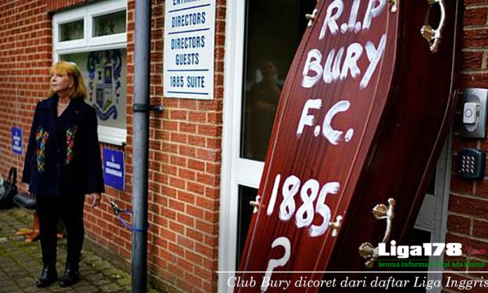 Bury FC, Liga Inggris, Bangkrut, 143 Tahun, Liga178 News
