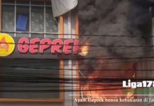 Ayam Geprek bensu kebakaran di fatmawati