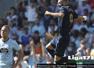 Klasemen La Liga: Madrid di Puncak, Barcelona Zona Degradasi