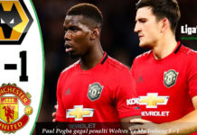 Paul Pogba gagal penalti Wolves Vs Mu Imbang 1 – 1
