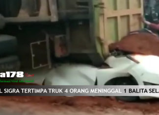 MOBIL SIGRA TERTIMPA TRUCK TANAH, 4 ORANG MENINGGAL DAN 1 BALITA SELAMAT Mobil Sigra, Kecelakaan, Truk, Liga178news