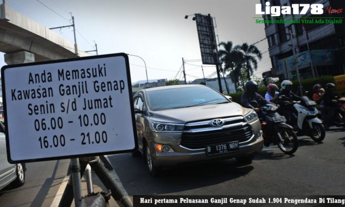 ganjil genap, Tilang, Jakarta Barat, Liga178 News