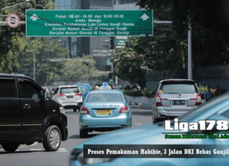 Proses Pemakaman Habibie, 3 Jalan DKI Bebas Ganjil Genap