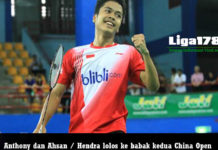 Anthony dan Ahsan / Hendra lolos ke babak kedua China Open