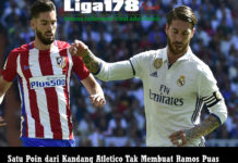 Satu Poin dari Kandang Atletico, Tak Membuat Ramos Puas