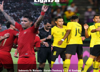 Indonesia Vs Malaysia : Garuda Tumbang 2 – 3 di Kandang