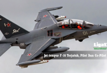 Jet tempur F-16 Terjatuh, Pilot dan co-pilot Selamat