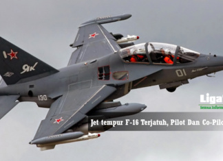 Jet tempur F-16 Terjatuh, Pilot dan co-pilot Selamat