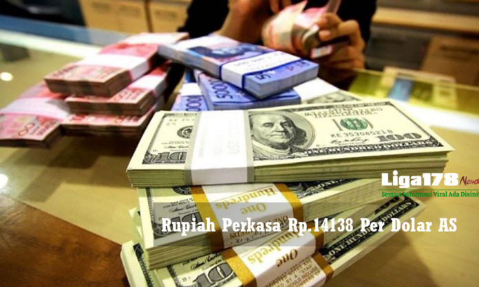 liga178news, rupiah, dolar, perdagangan