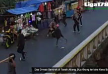 Dua Ormas Bentrok di Tanah Abang, Dua Orang terluka Kena Bacok Senjata Tajam, Tanah Abang, BPPKB, RS Tarakan, Jakarta Pusat, Liga178 News