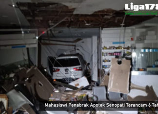 Mahasiswi Penabrak Apotek Senopati Terancam 6 Tahun Bui Apotek Senopati, Polda Metro Jaya, Satpam, Nabrak Apotek, Putri Kaliangga, Liga178 News