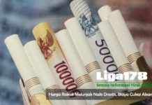 Harga Rokok Melunjak Naik Drastis, Biaya Cukai Akan Naik