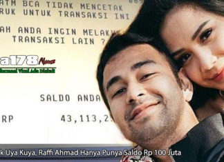 Terciduk Uya Kuya, Raffi Ahmad Hanya Punya Saldo Rp 100 Juta