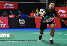 Antony Sinisuka Ginting tak mampu melangkah di Denmark Open