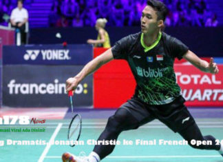 Menang Dramatis, Jonatan Christie ke Final French Open 2019