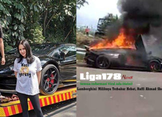 Lamborghini Miliknya Terbakar Hebat, Raffi Ahmad Shock Parah