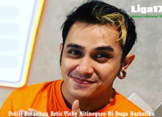 Polisi Amankan Artis Vicky Nitinegoro Diduga Narkotika