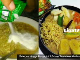 Mie Instan, Deterjen, Penistaan, Liga178 News