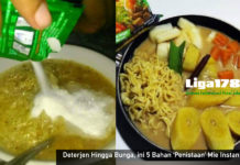 Deterjen Hingga Bunga, ini 5 Bahan ‘Penistaan’ Mie Instan Mie Instan, Deterjen, Penistaan, Liga178 News