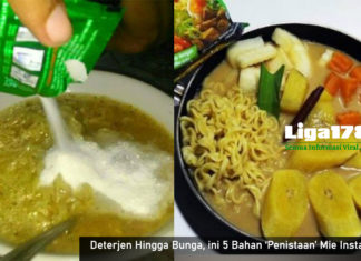 Deterjen Hingga Bunga, ini 5 Bahan ‘Penistaan’ Mie Instan Mie Instan, Deterjen, Penistaan, Liga178 News