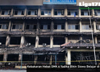 Kebakaran Hebat SMK 6 Yadika Bikin Siswa Belajar di Aula kebakaran, Yadika 6, Belajar Mengajar, Ruang Aula, Liga178 News