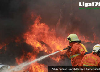 Pabrik Gudang Limbah Plastik di Kalideres Terbakar Kebakaran, Kalideres, Pemadam, Rawa kompeni, Liga178 News