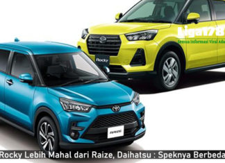 Rocky Lebih Mahal dari Raize, Daihatsu : Speknya Berbeda