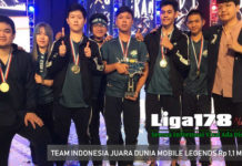 TEAM INDONESIA JUARA DUNIA MOBILE LEGENDS Rp 1,1 Miliar