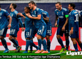 Juventus Tembus 300 Gol nya di Kompetisi liga Champions
