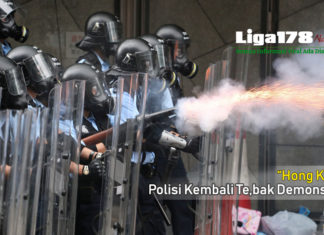 Polisi Hong Kong Kembali Tembak Dada Demonstran Hong Kong, demonstran, polisi, Liga178 News