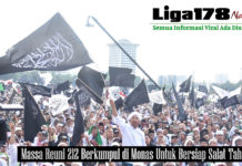 Massa Reuni 212 Berkumpul di Monas Untuk Bersiap Salat Tahajud reuni 212, monas, monumen nasional , reuni akbar, dishub DKI, Jakarta