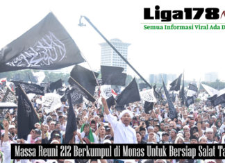 Massa Reuni 212 Berkumpul di Monas Untuk Bersiap Salat Tahajud reuni 212, monas, monumen nasional , reuni akbar, dishub DKI, Jakarta
