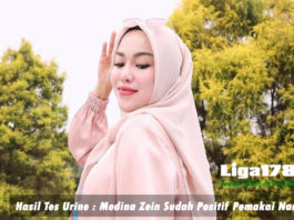 Hasil Tes Urine : Medina Zein Sudah Positif Pemakai Narkoba