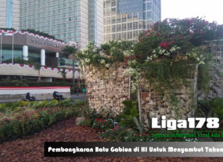 Pembongkaran Batu Gabion di HI Untuk Menyambut Tahun Baru Pembongkaran Batu Gabion di HI Untuk Menyambut Tahun Baru