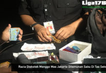Razia Diskotek Monggo Mas Jakarta Ditemukan Sabu Di Tas Sekuriti Polda Metro Jaya, Sabu, Tes Urine, Razia Tahun Baru, Bebas Narkoba, Liga178 News