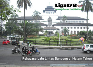 Rekayasa Lalu Lintas Bandung di Malam Tahun Baru