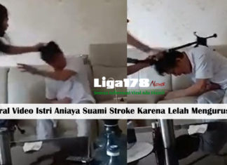 Viral Video Istri Aniaya Suami Stroke Karena Lelah Mengurus istri aniaya suami, video viral, kekerasan, Liga178 News