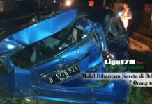 Mobil Dihantam Kereta di Bekasi, 7 Orang Tewas Kecelakaan maut, RSUD, kecelakaan kereta, Liga178 News