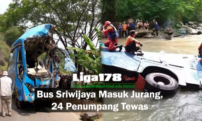 Bus Sriwijaya, sungai Lematang, jurang, Liga178 News