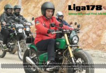 Jokowi Menengok Perbatasan RI-Malaysia, Jokowi Menggunakan Motor Custom LigaNews178, Jokowi, P3TGAI, PLBN, Erick Thohir