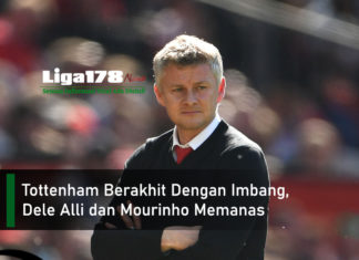 Tottenham Berakhir Dengan Imbang, Dele Alli dan Mourinho Memanas Tottenham Hotspur, Inggris, Mourinho, Liga178 News