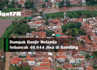 Dampak Banjir Melanda Sebanyak 40.844 Jiwa di Bandung Banjir, Hujan, kantor kecamatan, Liga178 News