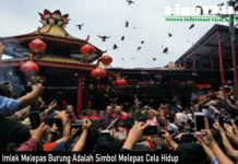 Ritual Imlek Melepas Burung Adalah Simbol Melepas Cela Hidup