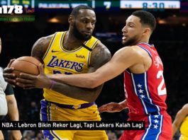 Hasil NBA : Lebron Bikin Rekor Lagi, Tapi Lakers Kalah Lagi