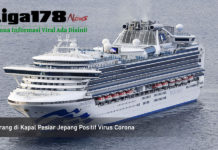 10 Orang di Kapal Pesiar Jepang Positif Virus Corona kapal pesiar, Jepang, Virus Corona, Liga178 News
