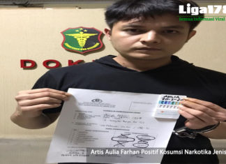 Artis Aulia Farhan Positif Kosumsi Narkotika Jenis Sabu Farhan, Narkoba, Sabu, Polda Metro Jaya, Artis Narkoba, Liga178 News