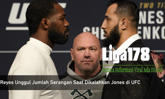 Reyes Unggul Jumlah Serangan Saat Dikalahkan Jones di UFC UFC, Dominick Reyes, Jon Jones, Liga178 News