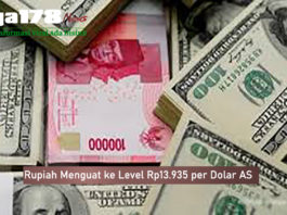 Rupiah Menguat ke Level Rp13.935 per Dolar AS